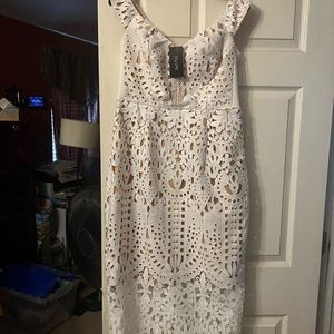 Ivory camila sheath dress